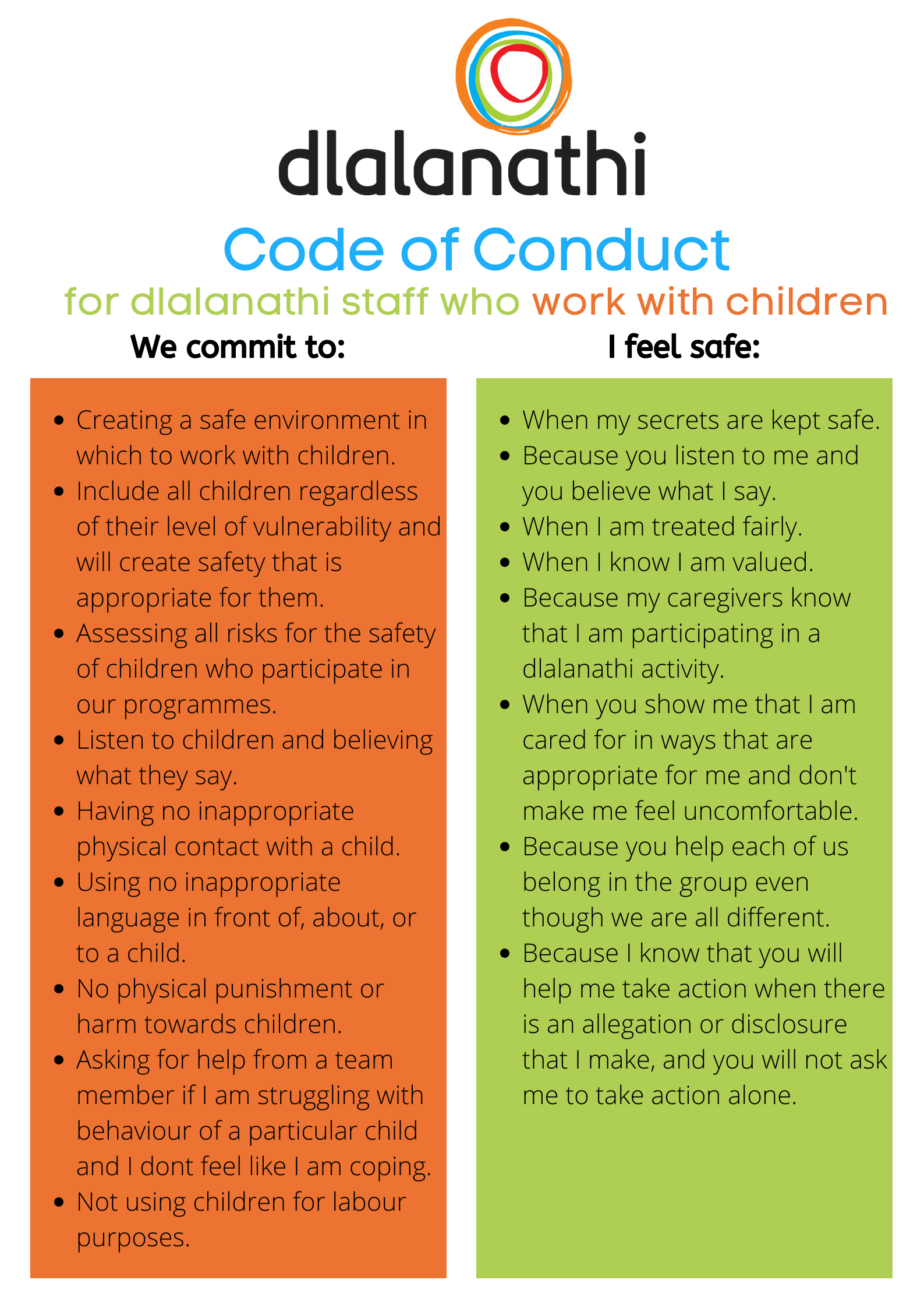 code of conduct